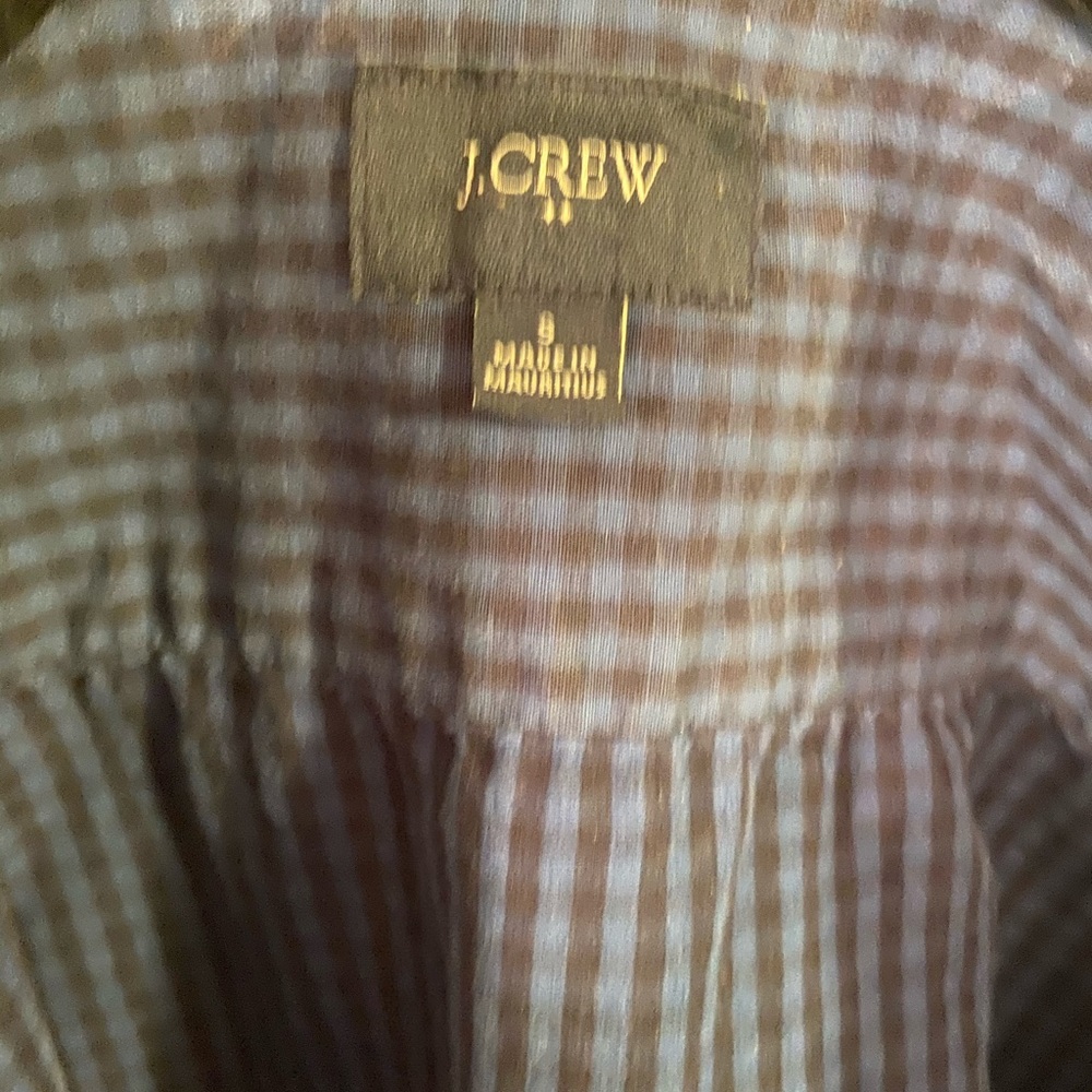 Classic J Crew gingham button down - Picture 2 of 3